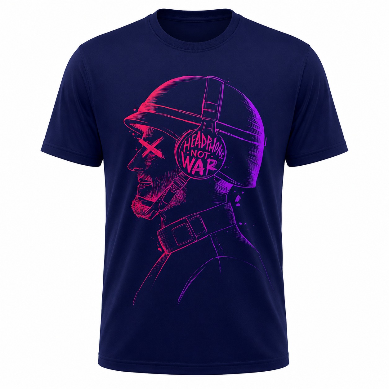Graphic Printed Tee – Headphones For War